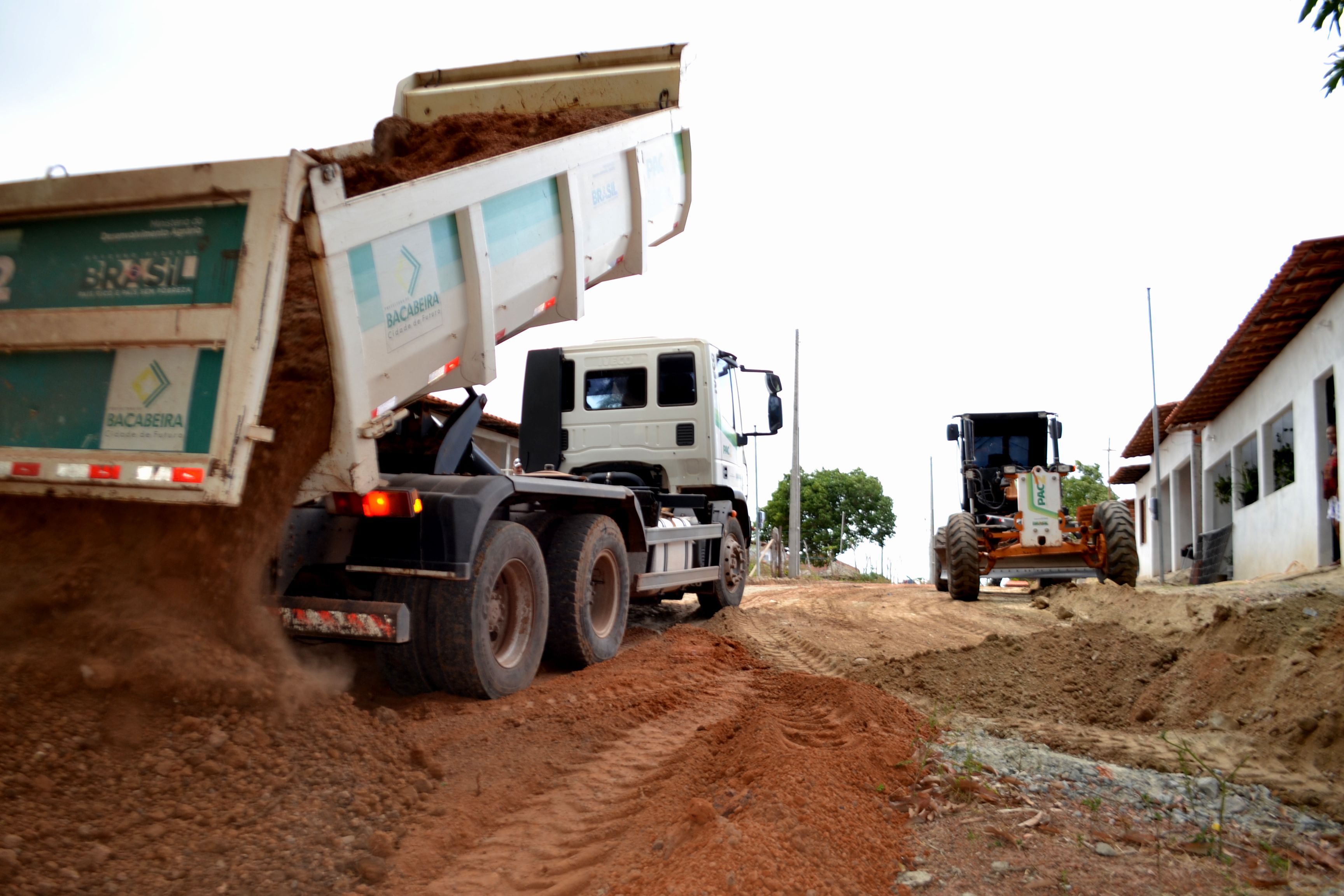 Obras na comunidade Alto Paraiso em Peri de Baixo