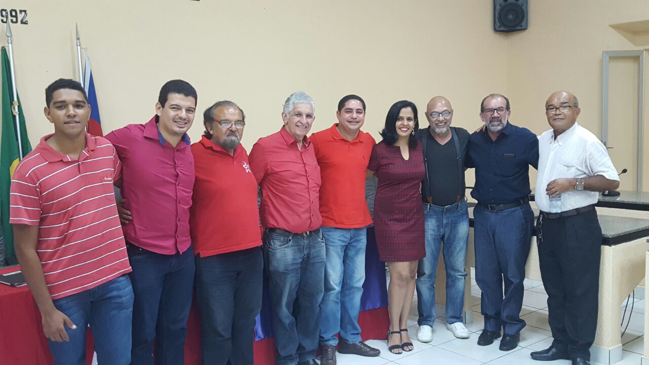 Zé Inácio participou da  posse da nova presidente do PT de Caxias