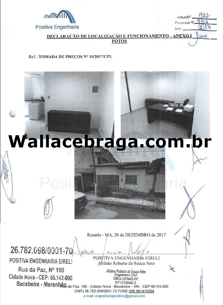 Proprietário da firma usou declaração falsa para esconder imóvel inacabado onde a empresa está registrada