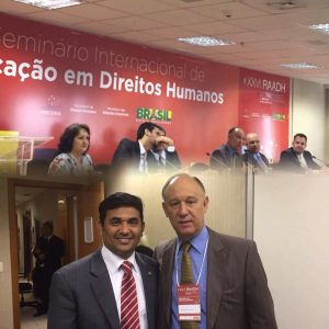 Wellington participa do Seminário Internacional de Educação em Direitos Humanos em Brasilia