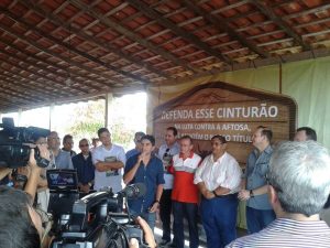 Beto Pixuta participa do lançamento da campanha contra a febre aftosa