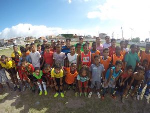 Obras em praças esportivas com emendas do deputado Weverton