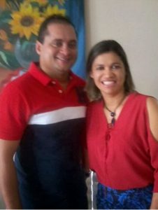 Weverton Rocha e Rosângela Curado.