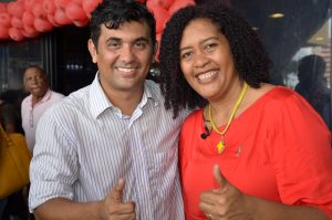 Deputado Wellington e a vereadora Rose